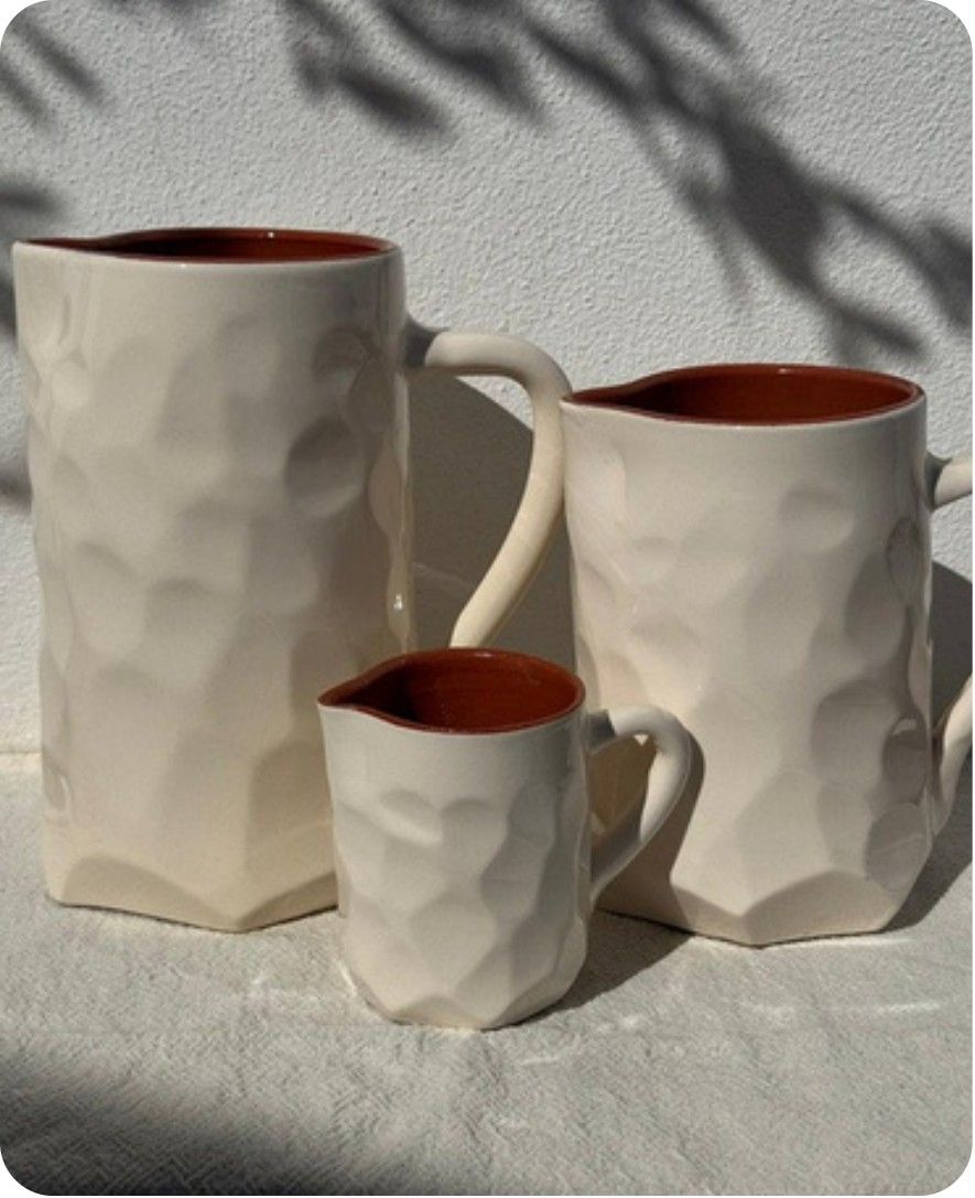 Handcrafted Portuguese ceramic vessel
